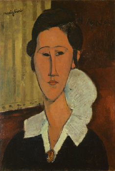 Amedeo Modigliani- Ritratto di Hanka Zborowska, 1917
